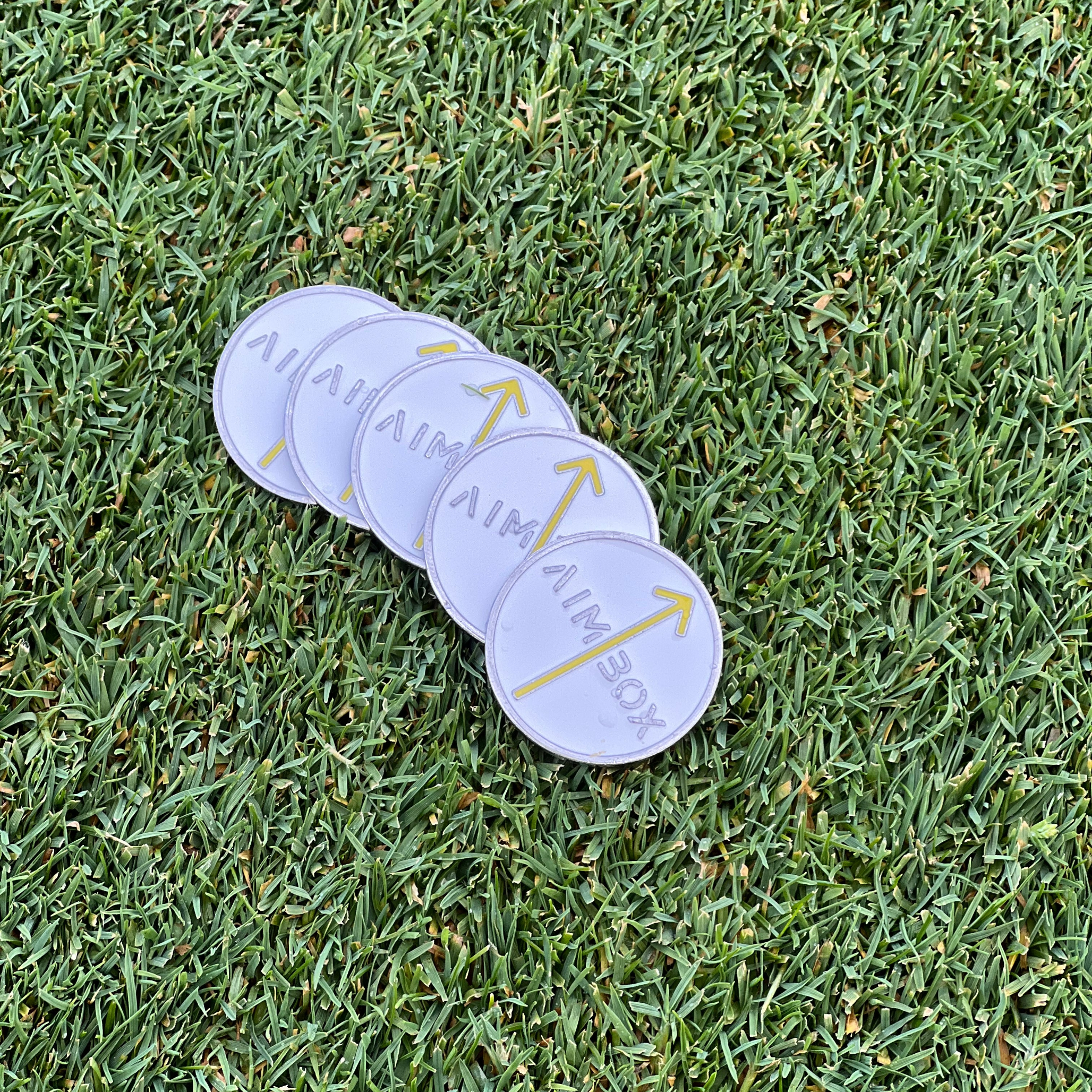AimBox Ball Marker & Divot Tool