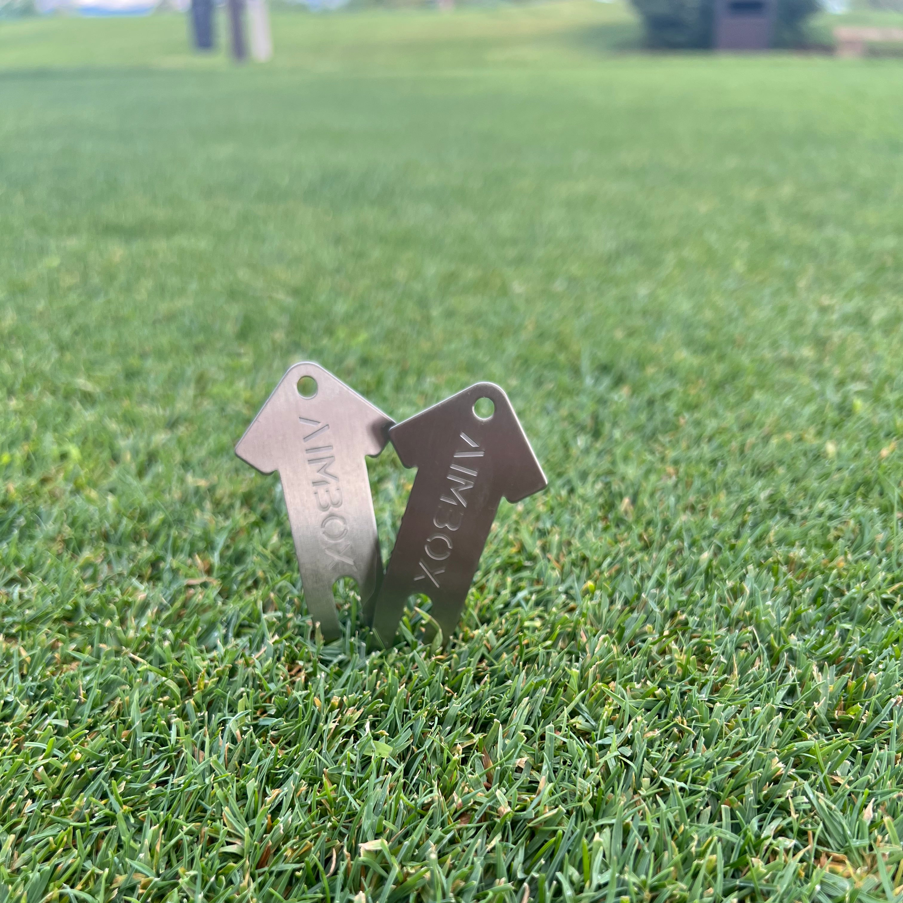 AimBox Ball Marker & Divot Tool