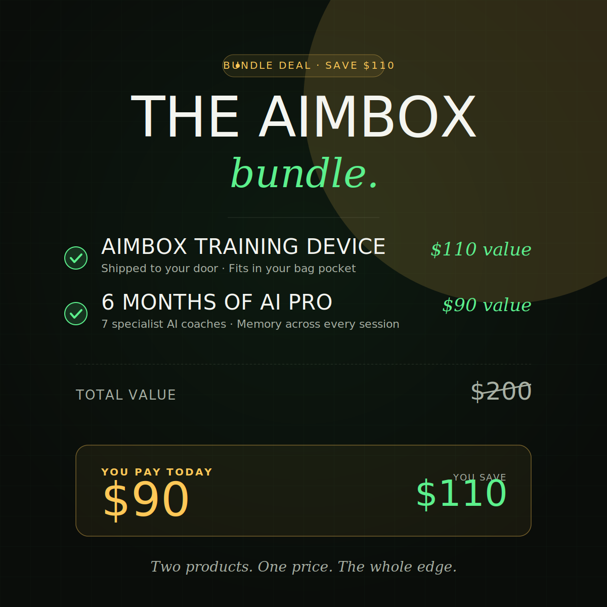 The AimBox — Training Device + 6 Months of AI Coach