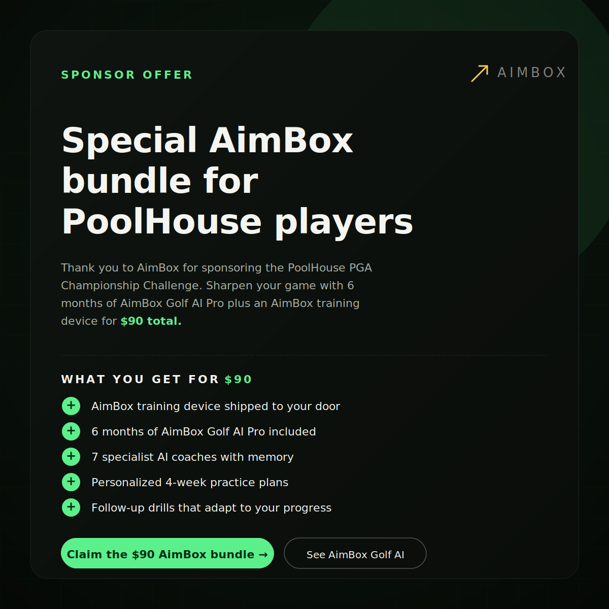 The AimBox — Training Device + 6 Months of AI Coach